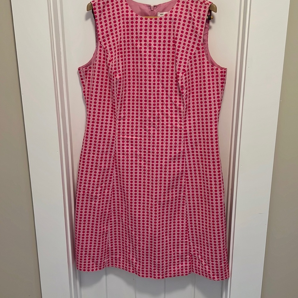 Isaac Mizrahi shift polka dot dress size Xl